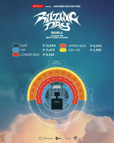 BENCH RIIZE FANCON TOUR MANILA 2024