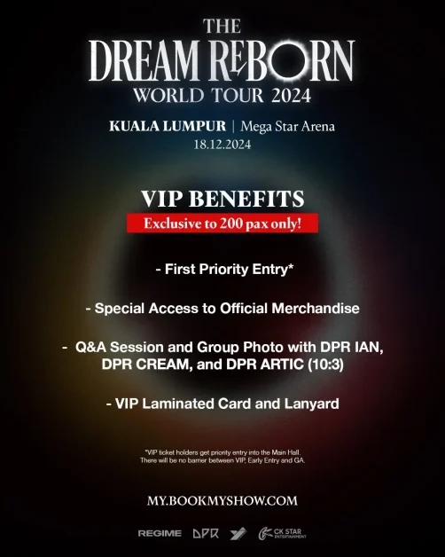 DPR The Dream Reborn World Tour Kuala Lumpur 2024