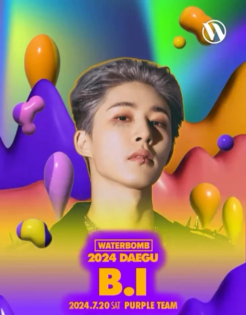 b.i hanbin waterbomb 2024 daegu