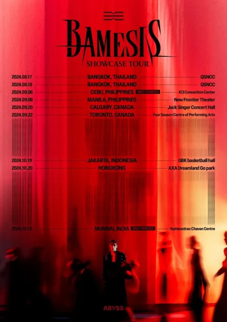 BamBam BAMESIS SHOWCASE TOUR dates