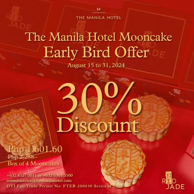 The Manila Hotel Mooncake Early Bird Offer