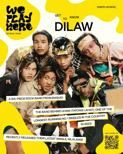 We Play Here 2024 lineup dilaw