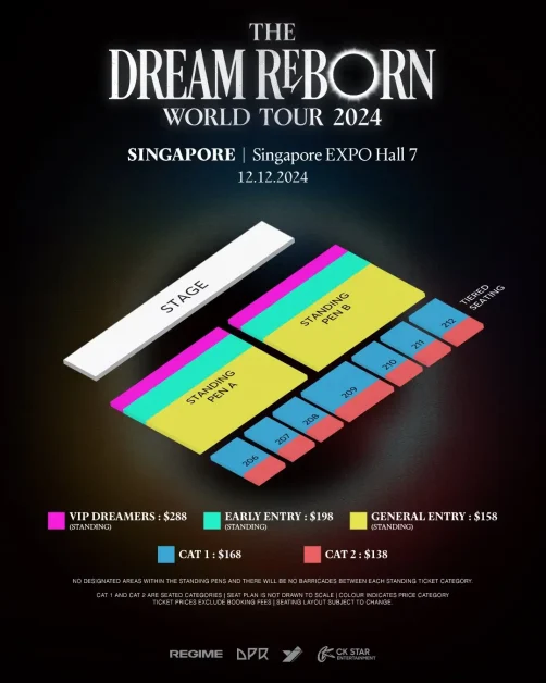 dpr the dream reborn world tour 2024 seat plan