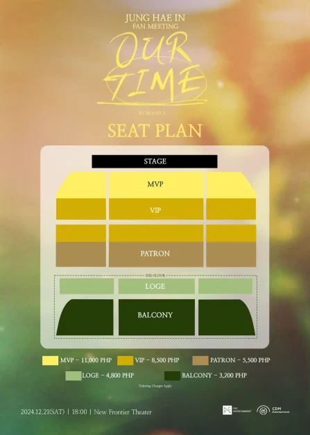 jung hae in our time fanmeeting manila ticket prices