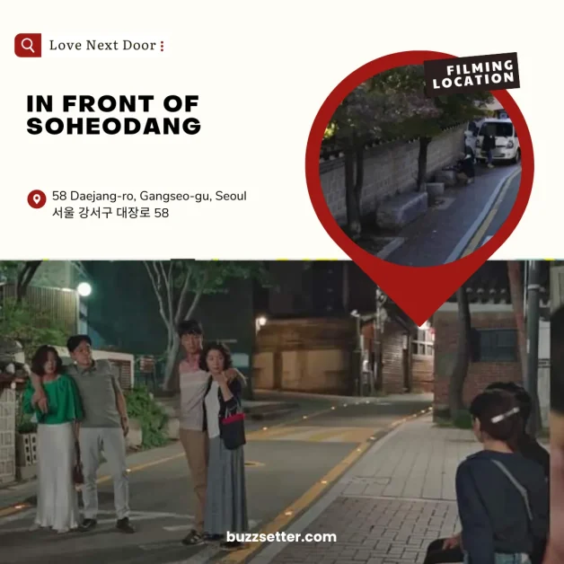 love next door filming location in front of Soheodang