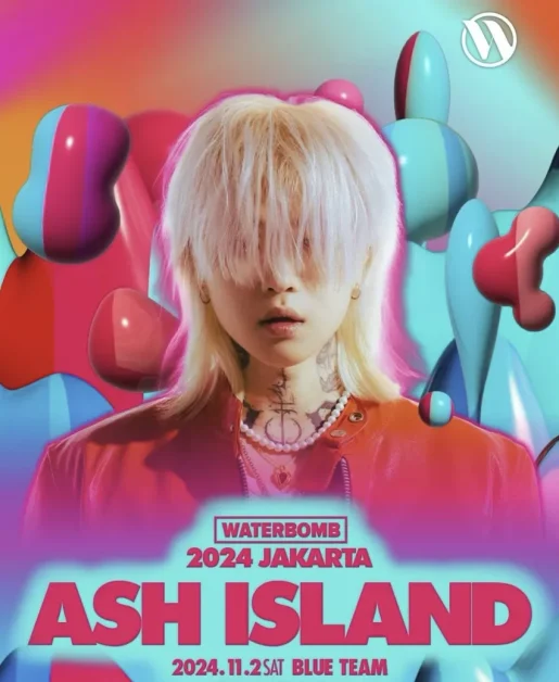 waterbomb jakarta lineup 2024 ASH ISLAND