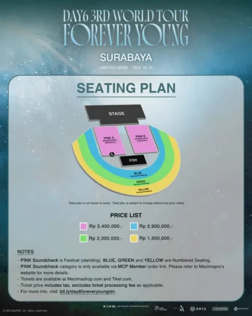 day6 forever young surabaya indonesia seat plan