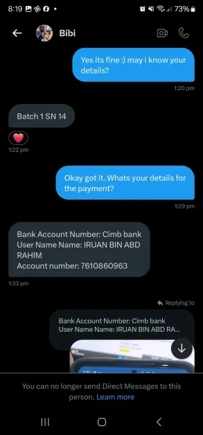 international scammer to local 8