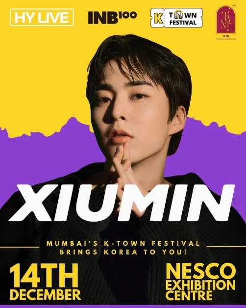 k town festival 2024 mumbai lineup xiumin