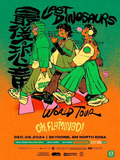 last dinosaurs oh flamingo world tour
