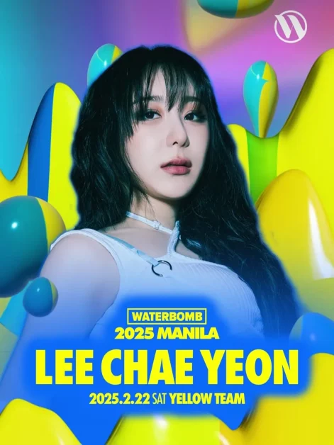 waterbomb manila 2025 lineup lee chae yeon