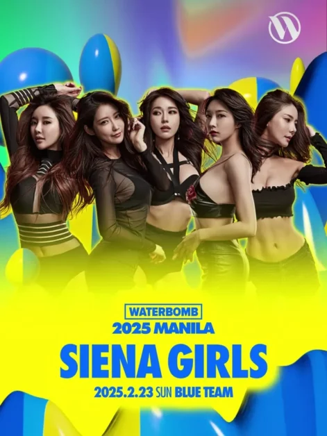 waterbomb manila 2025 lineup siena girls