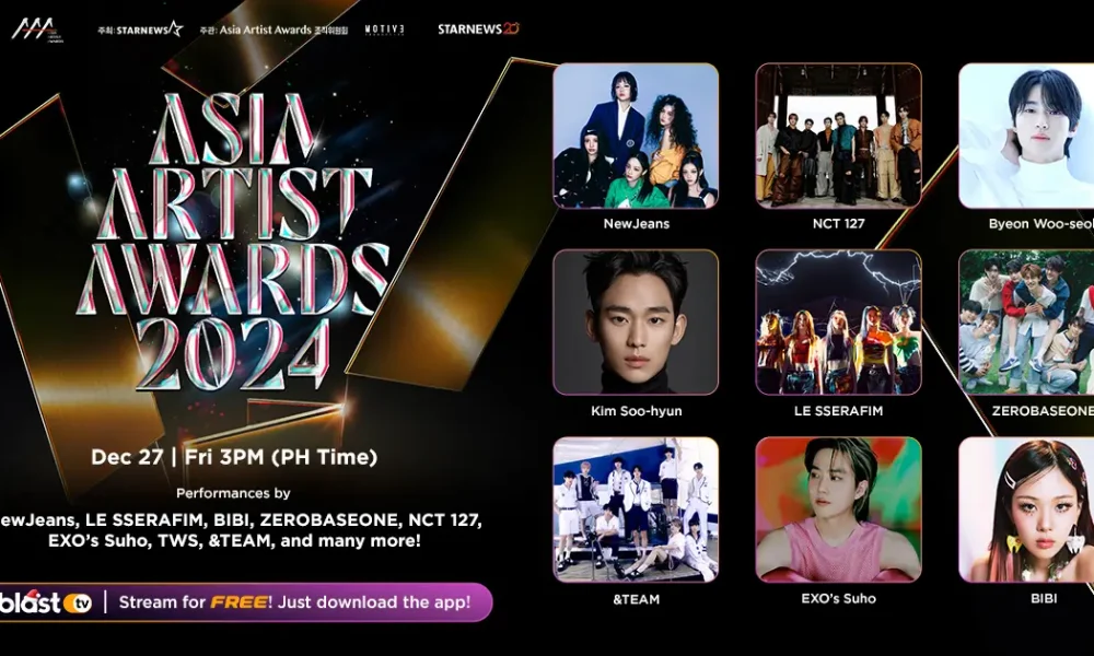 Stream the 2024 Asia Artist Awards (AAA) for FREE on BlastTV This December 27