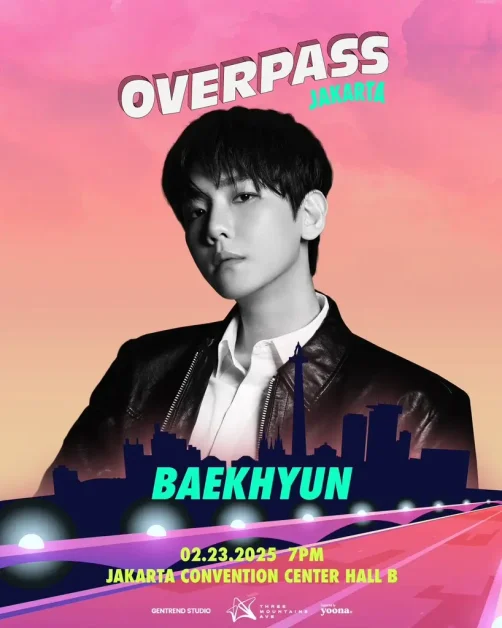 baekhyun Overpass in Jakarta 2025 lineup