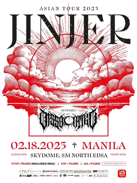 jinjer manila concert 2025