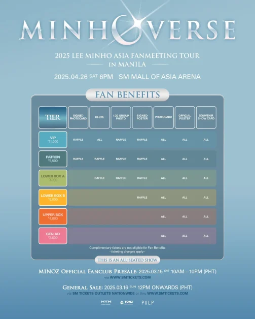 lee minhoverse manila fan benefits