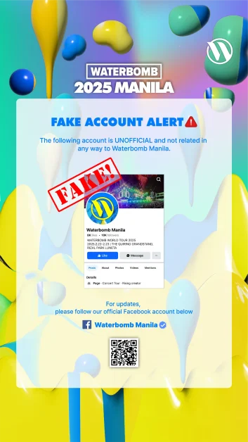 Waterbomb Manila FAKE ALERT for IG