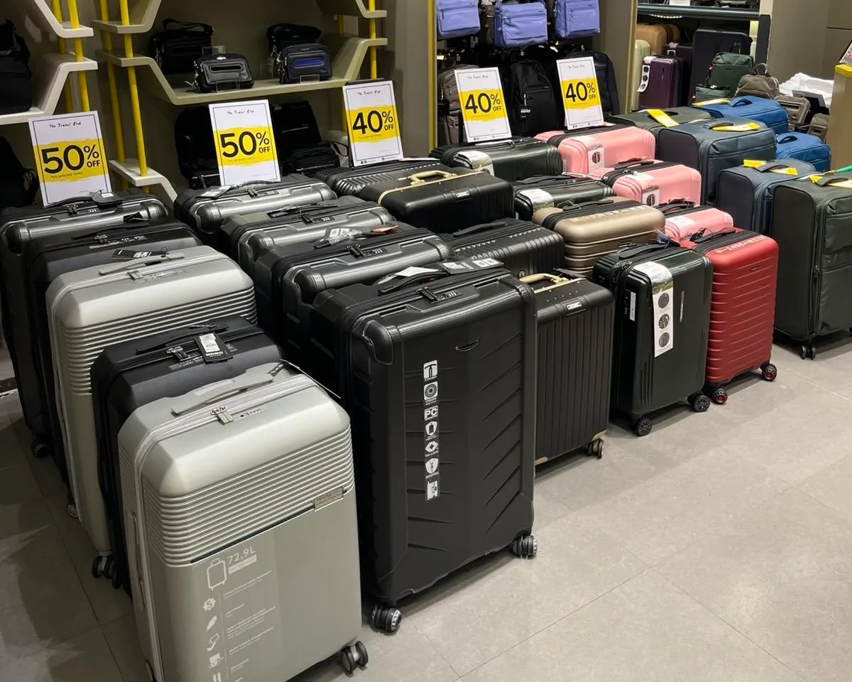 Discounted Luggage up to 40 off