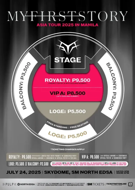 my first story asia tour manila ticket prices
