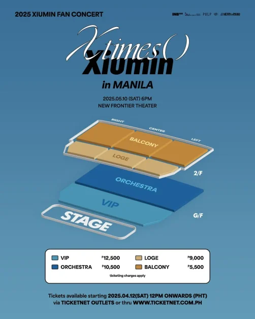 xiumin xtimes manila ticket prices