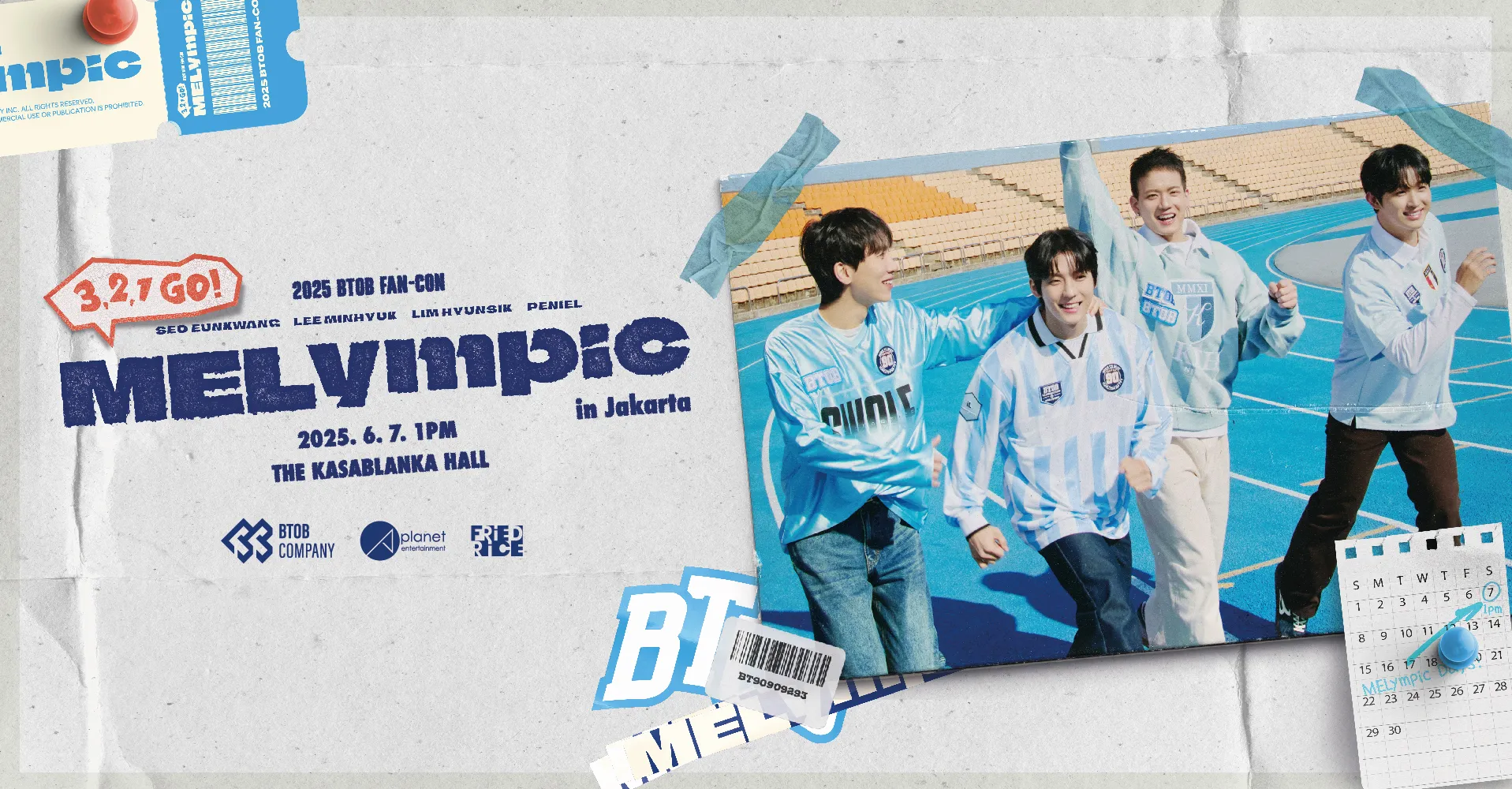 2025 BTOB FAN CON melympic jakarta