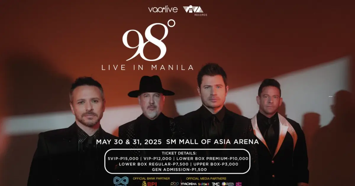 98 degrees manila concert
