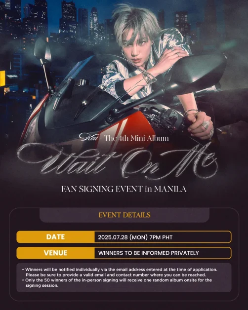 KAI FAN SIGNING EVENT in MANILA 2025