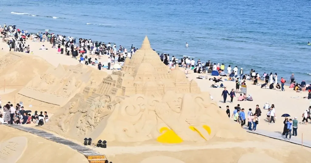 must visit outdoor festival in korea Haeundae Sand Festival