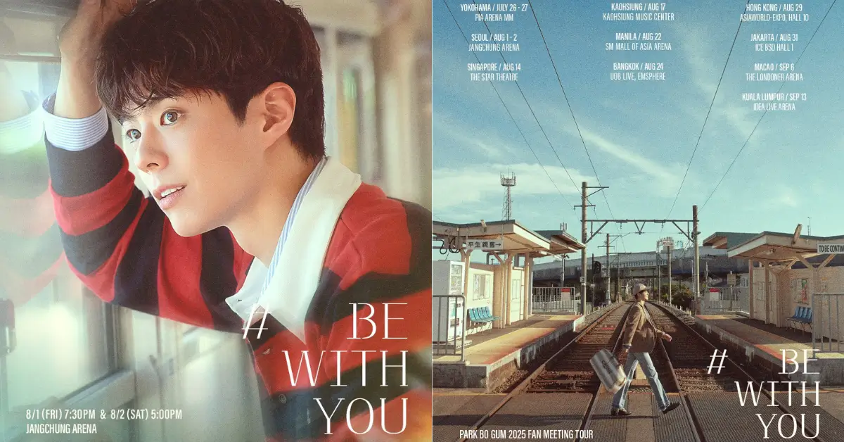 Park Bo Gum Returns With 2025 “BE WITH YOU” Asia Fan Meeting Tour