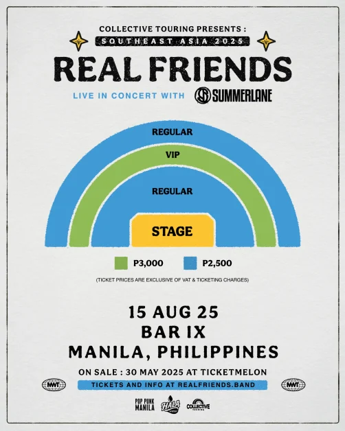 real friends manila concert 2025 ticket prices