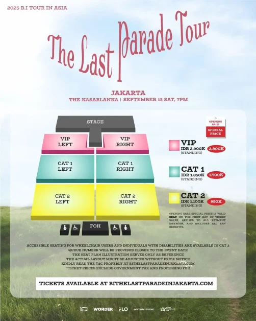b.i the last parade tour jakarta ticket prices