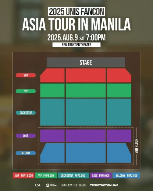 unis fancon manila 2025 seat plan