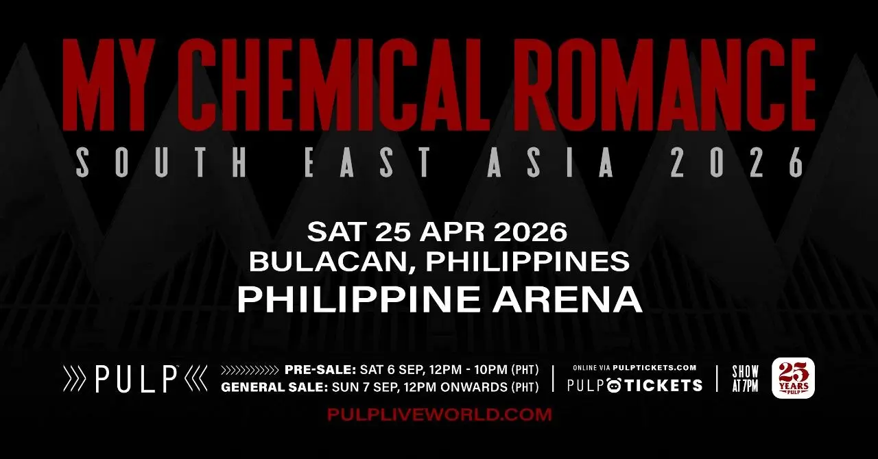 my chemical romance bulacan concert 2026