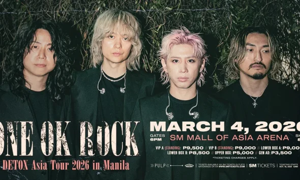 ONE OK ROCK DETOX Manila concert 2026