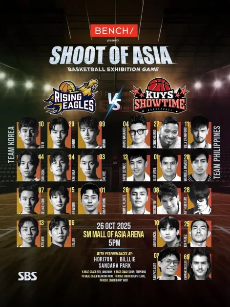 bench shoot of asia rising eagles vs kuys showtime