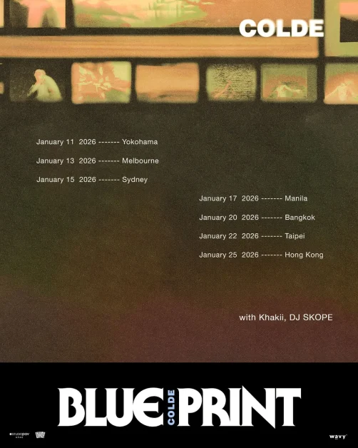 colde blueprint tour in manila tour announcement