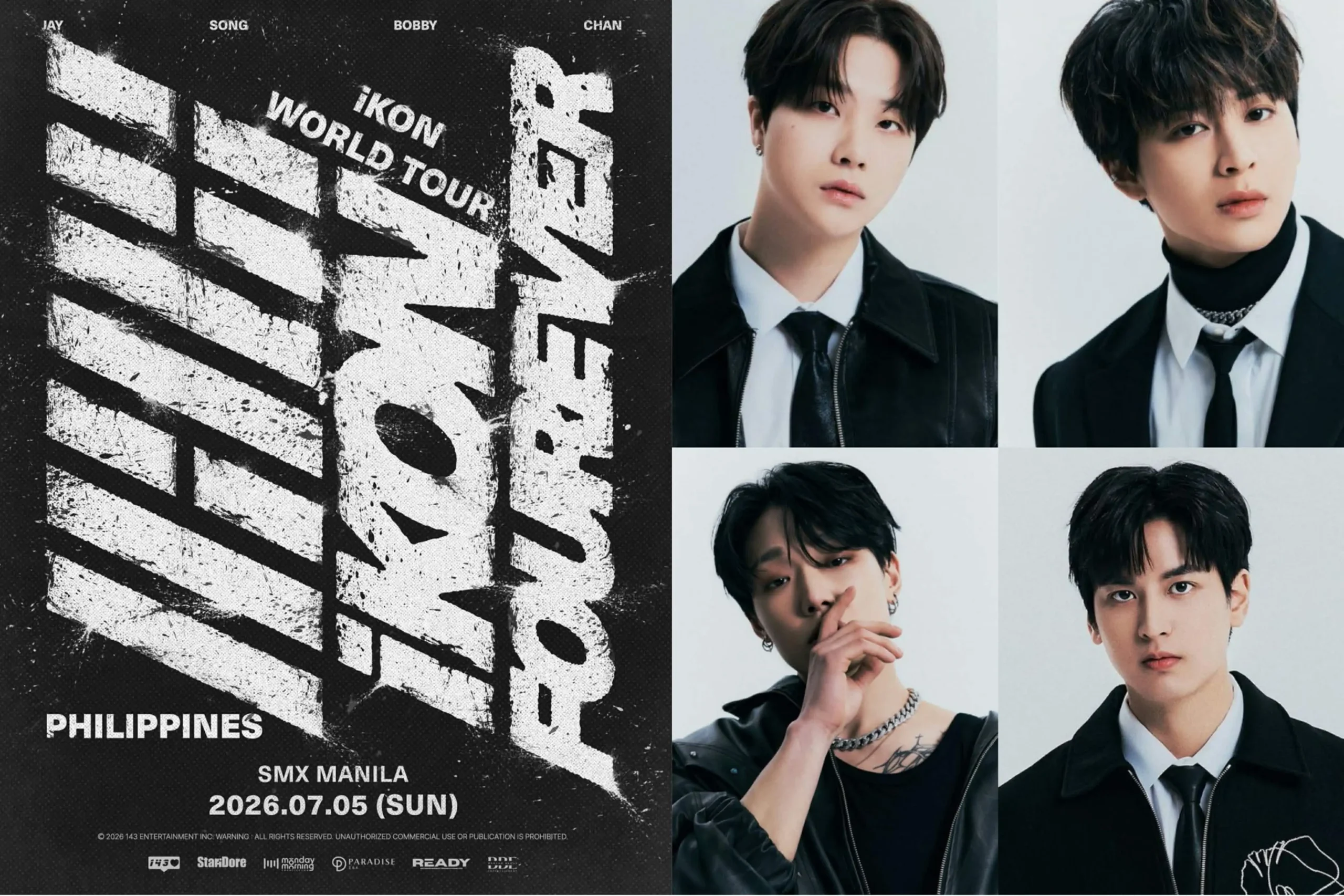 iKON FOUREVER TOUR Manila Philippines 2026