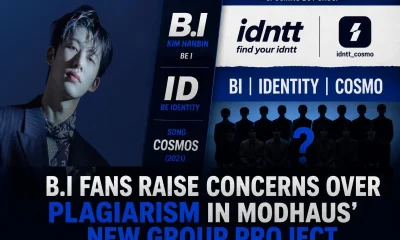 B.I idntt kpop group modhaus plagiarism
