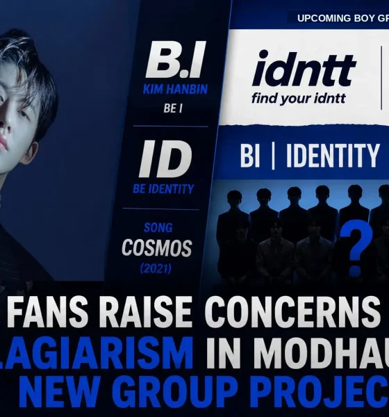 B.I idntt kpop group modhaus plagiarism
