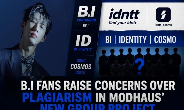 B.I idntt kpop group modhaus plagiarism