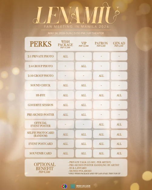 LenaMiu Fan Meeting in Manila Day 2 fan benefits