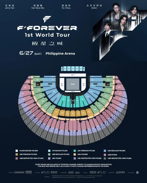 f4 fourever world tour philippines 2026 ticket prices