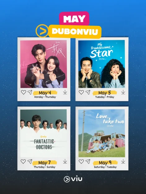 viu tagalog dubbed series May 2026 - Titles Reveal & Schedule