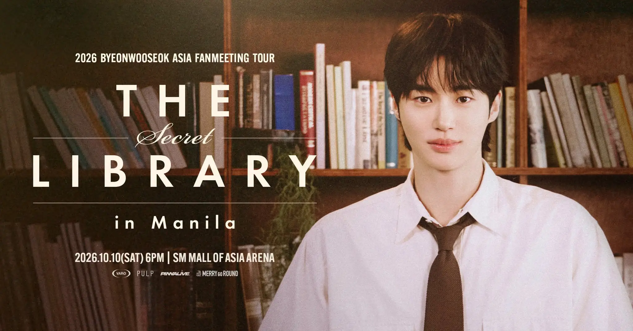 Byeon Woo Seok Asia Fanmeeting Tour The Secret Library in Manila