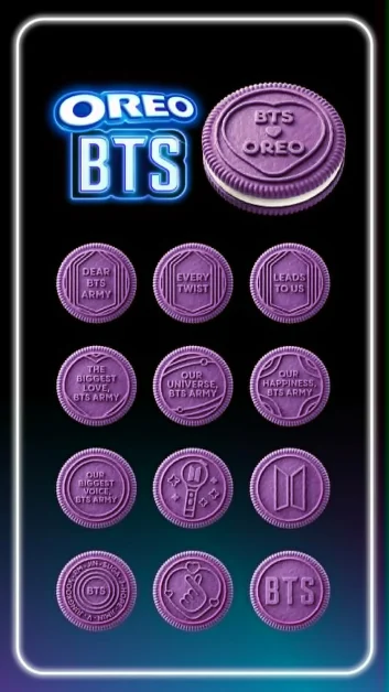 OREO x BTS collaboration