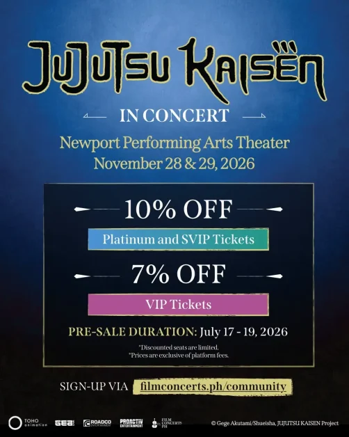Jujutsu Kaisen Manila concert 2026 promo