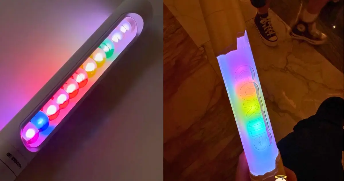 cortis lightstick similarities design b.i binbong lightstick