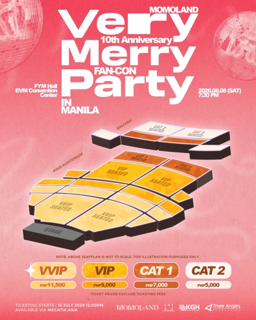 momoland very merry party fan-con in manila seat plan