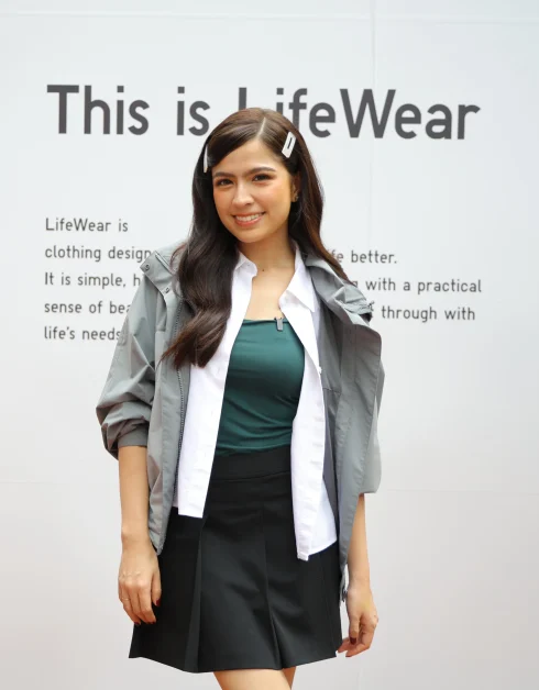7. Alexa Ilacad highlights her favorite AIRism Bra Tops showcasing their comfort versatility and seamless fit as part of UNIQLO LifeWears 2026 Fall Winter Collection