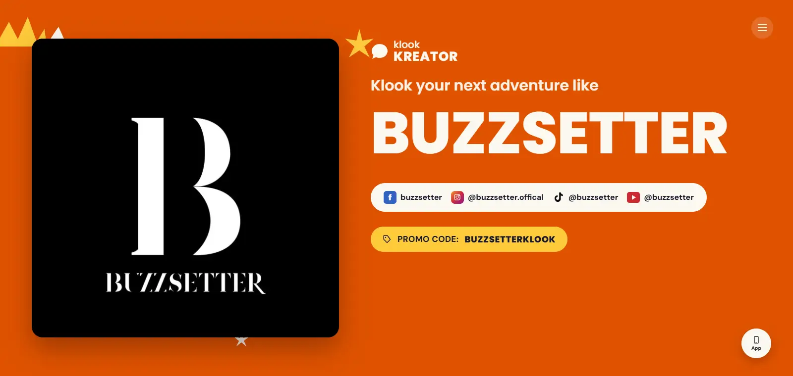buzzsetter klook kreator shop korea
